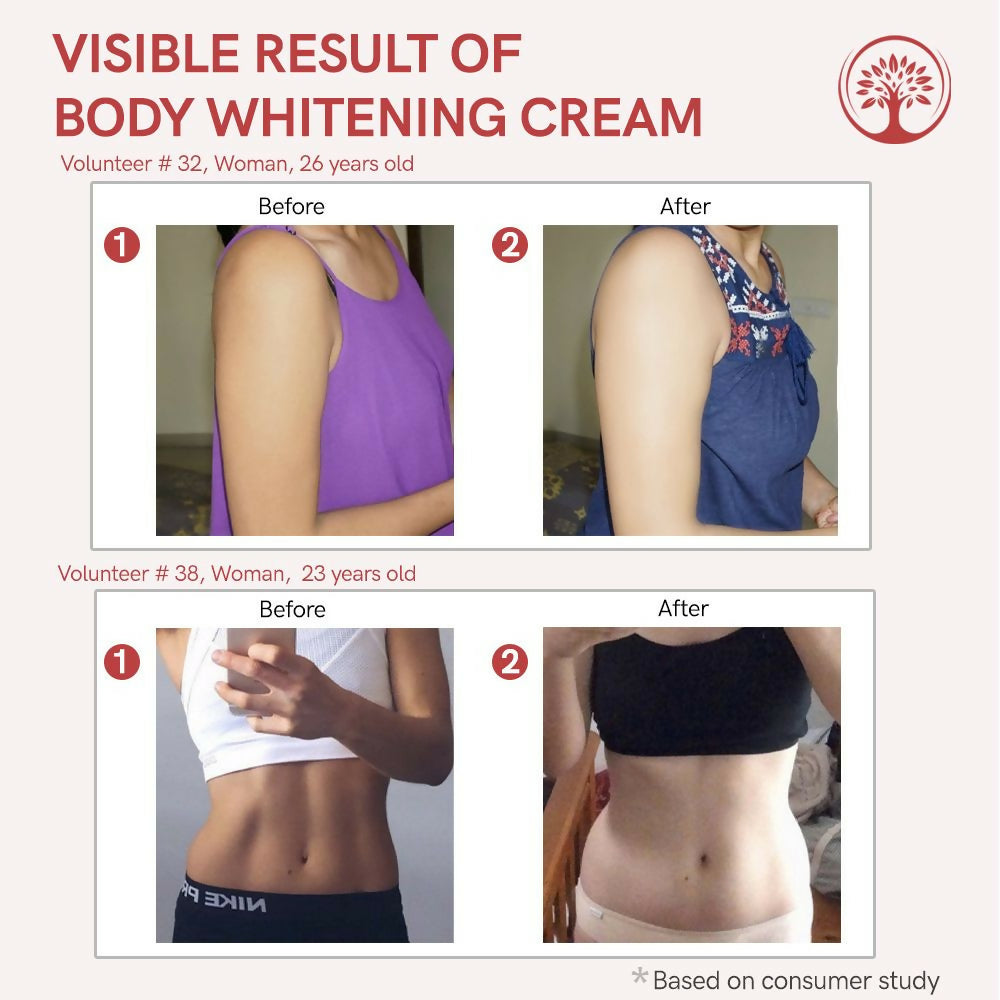 Ivory Natural Body Whitening Cream - Achieve Even Skin Tone And Smooth Texture For A Radiant Glow