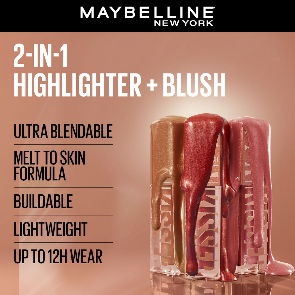 Maybelline New York Sunkisser Highlighter + Blush - Downtown Rush