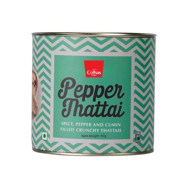 Cothas Pepper Thattai | Crispy Rice Flour Snack with Green Gram & Cumin