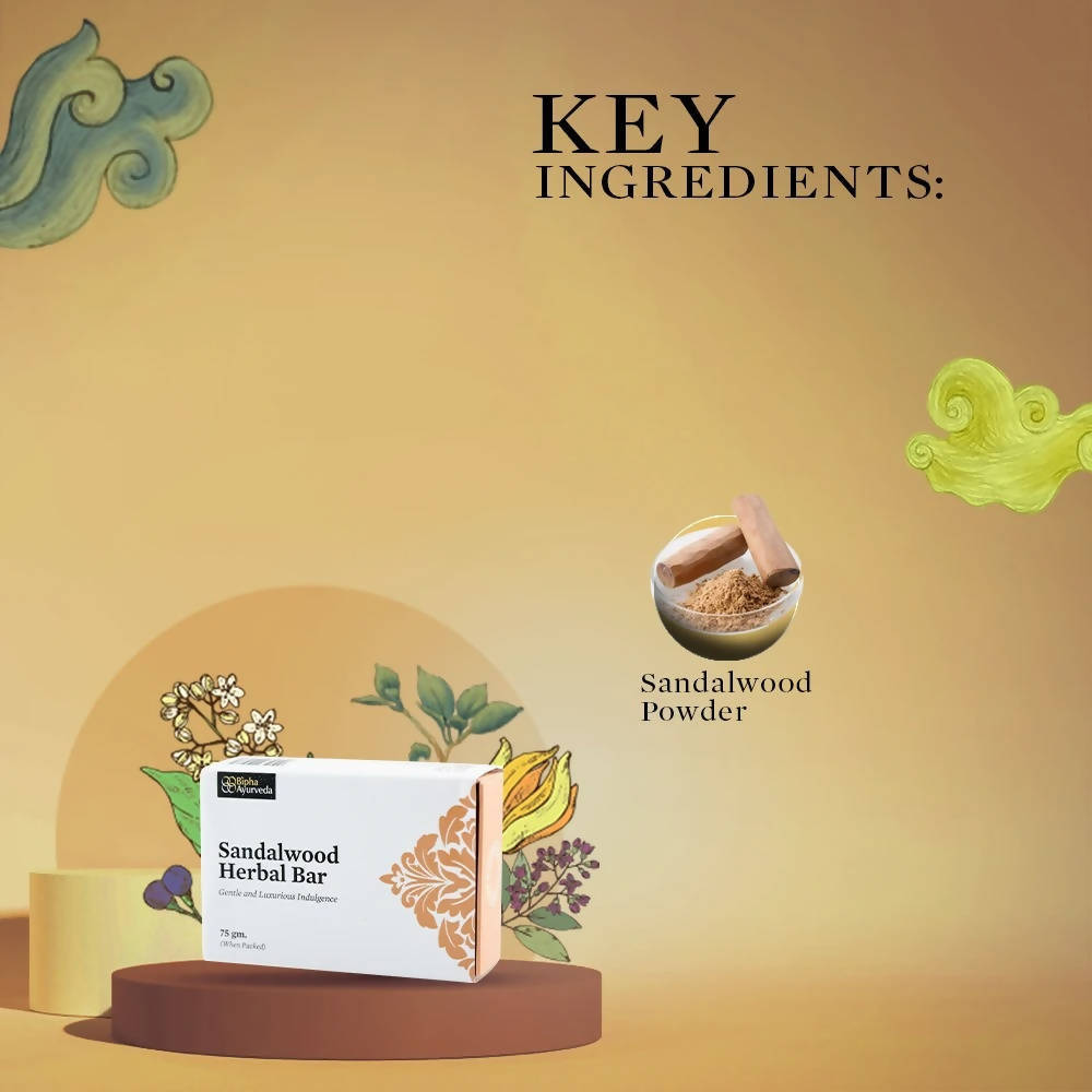 Bipha Ayurveda Sandalwood Herbal Bar