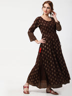 Cheera Double Layer Anarkali Dress