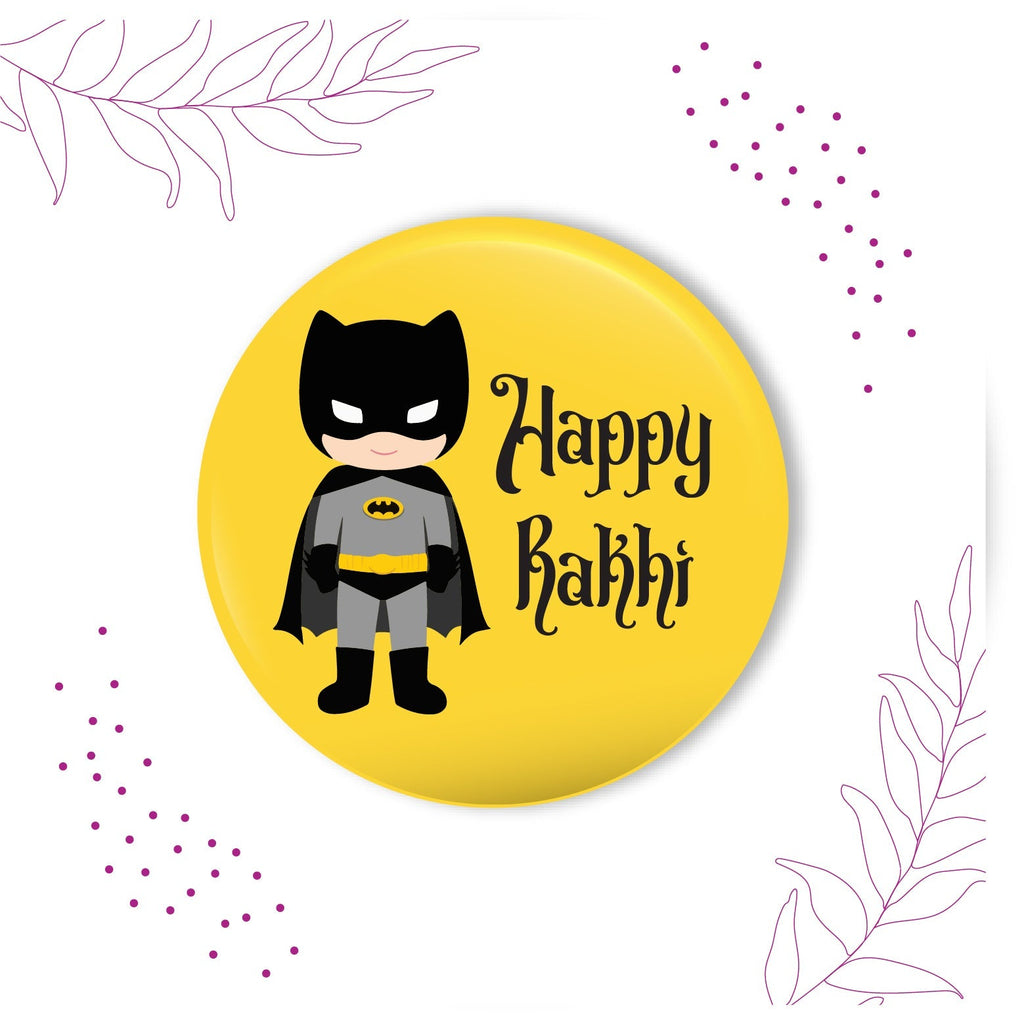 Indianvibez Batman Metal Rakhi with Fridge Magnet - Kids Rakhi - Distacart