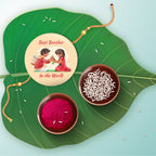 Indianvibez Best Brother in the World Metal Rakhi with Fridge Magnet - Kids Rakhi - Distacart