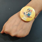 Indianvibez Bff Bhabhi Metal Rakhi/Lumba with Fridge Magnet - Kids Rakhi - Distacart