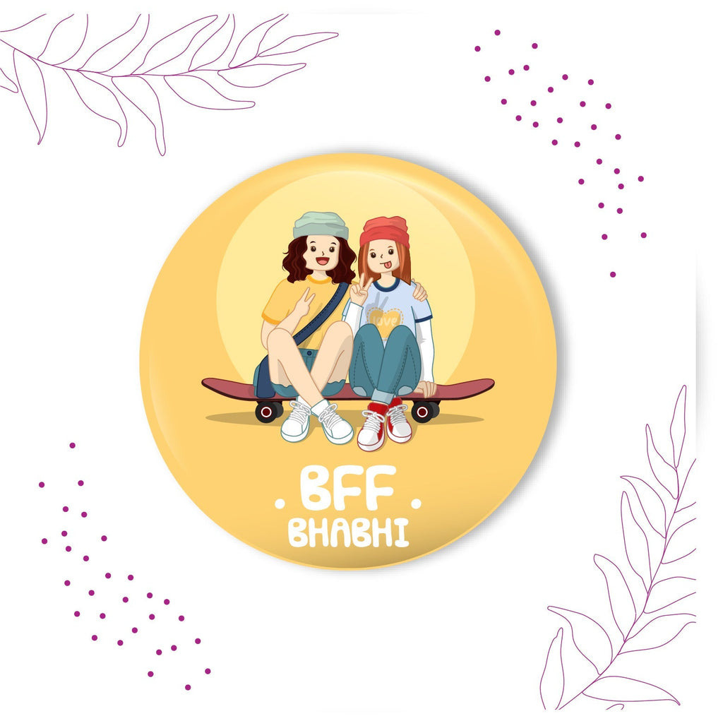 Indianvibez Bff Bhabhi Metal Rakhi/Lumba with Fridge Magnet - Kids Rakhi - Distacart