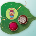 Indianvibez Bhukkad Bhai Metal Rakhi with Fridge Magnet - Kids Rakhi - Distacart