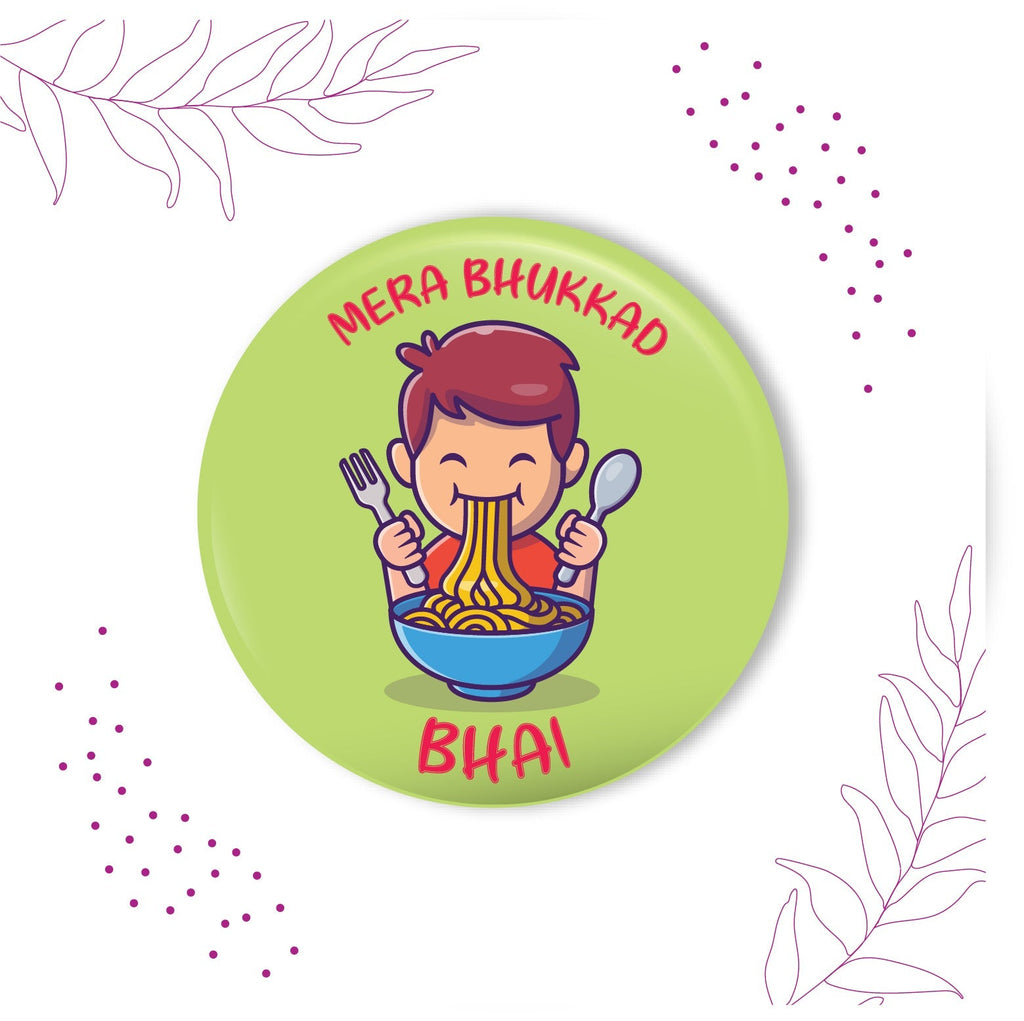 Indianvibez Bhukkad Bhai Metal Rakhi with Fridge Magnet - Kids Rakhi - Distacart