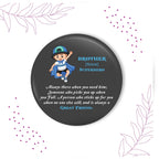 Indianvibez Brother is Superhero Metal Rakhi with Fridge Magnet - Kids Rakhi - Distacart