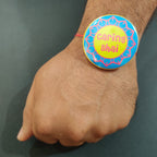 Indianvibez Caring Bhai Metal Rakhi with Fridge Magnet - Kids Rakhi