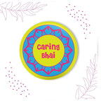 Indianvibez Caring Bhai Metal Rakhi with Fridge Magnet - Kids Rakhi