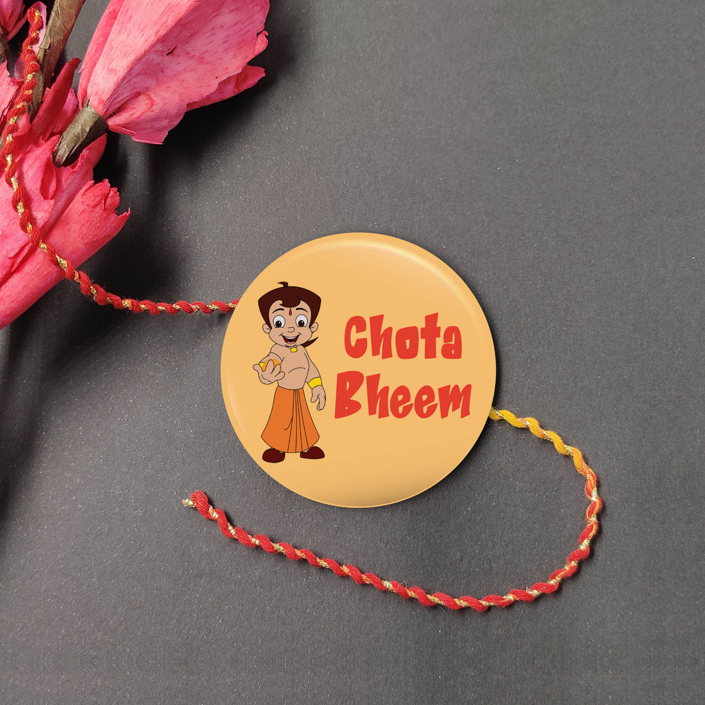Indianvibez Chota Bheem Metal Rakhi with Fridge Magnet - Kids Rakhi - Distacart