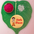Indianvibez Chota Bheem Metal Rakhi with Fridge Magnet - Kids Rakhi - Distacart