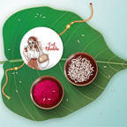 Indianvibez Cool Bhabhi Metal Rakhi/Lumba with Fridge Magnet - Kids Rakhi - Distacart