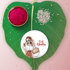 Indianvibez Cool Bhabhi Metal Rakhi/Lumba with Fridge Magnet - Kids Rakhi - Distacart