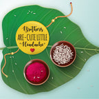 Indianvibez Brothers are Cute Little Headache Metal Rakhi with Fridge Magnet - Kids Rakhi - Distacart