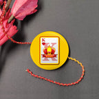 Indianvibez King Bhai Metal Rakhi with Fridge Magnet - Kids Rakhi - Distacart