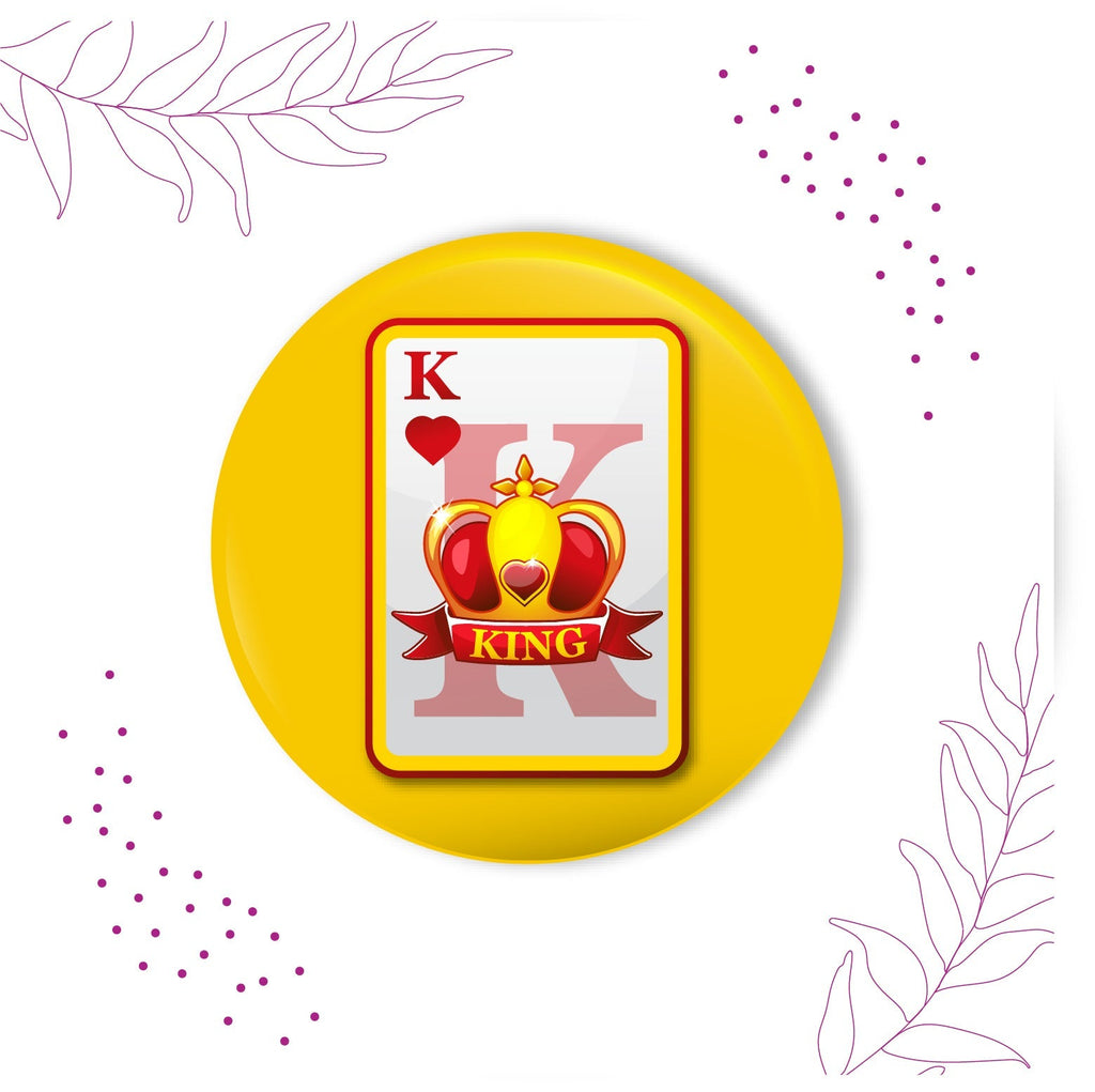 Indianvibez King Bhai Metal Rakhi with Fridge Magnet - Kids Rakhi - Distacart
