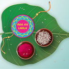 Indianvibez Maa Da Ladla Metal Rakhi with Fridge Magnet - Kids Rakhi - Distacart