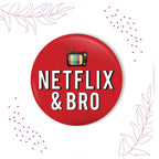 Indianvibez Netflix & Bro Metal Rakhi with Fridge Magnet - Kids Rakhi - Distacart