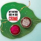 Indianvibez Partner in Crime Metal Rakhi with Fridge Magnet - Kids Rakhi - Distacart