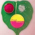 Indianvibez Pyari Bhabhi Metal Rakhi/Lumba with Fridge Magnet - Kids Rakhi - Distacart