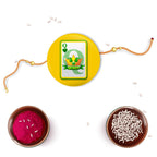 Indianvibez Queen Metal Rakhi/Lumba with Fridge Magnet - Kids Rakhi