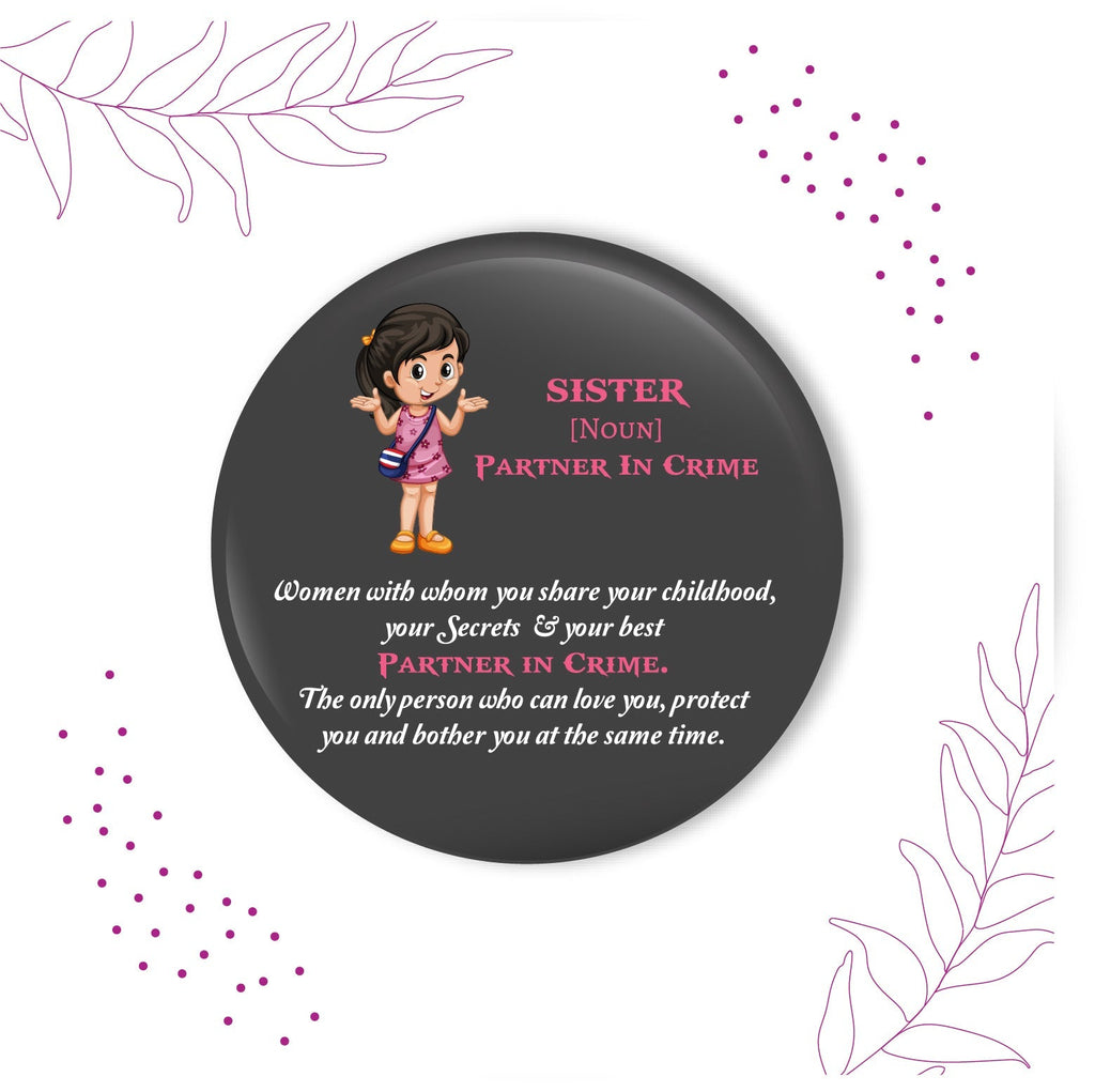 Indianvibez Sister Metal Rakhi/Lumba with Fridge Magnet - Kids Rakhi - Distacart
