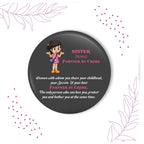 Indianvibez Sister Metal Rakhi/Lumba with Fridge Magnet - Kids Rakhi - Distacart