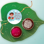 Indianvibez Superhero Metal Rakhi with Fridge Magnet - Kids Rakhi - Distacart