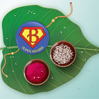 Indianvibez Super Bhabhi Metal Rakhi/Lumba with Fridge Magnet - Kids Rakhi - Distacart