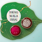 Indianvibez Swag Wala Bhai Metal Rakhi with Fridge Magnet - Kids Rakhi - Distacart