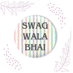 Indianvibez Swag Wala Bhai Metal Rakhi with Fridge Magnet - Kids Rakhi - Distacart