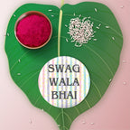 Indianvibez Swag Wala Bhai Metal Rakhi with Fridge Magnet - Kids Rakhi - Distacart