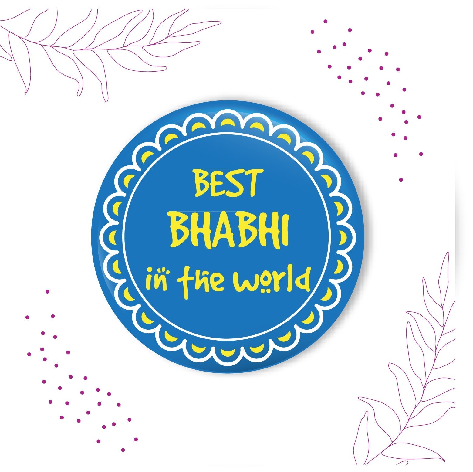Indianvibez Super Bhaiya Wooden Rakhi, Superman Rakhi for Brother - Kids Rakhi - Distacart