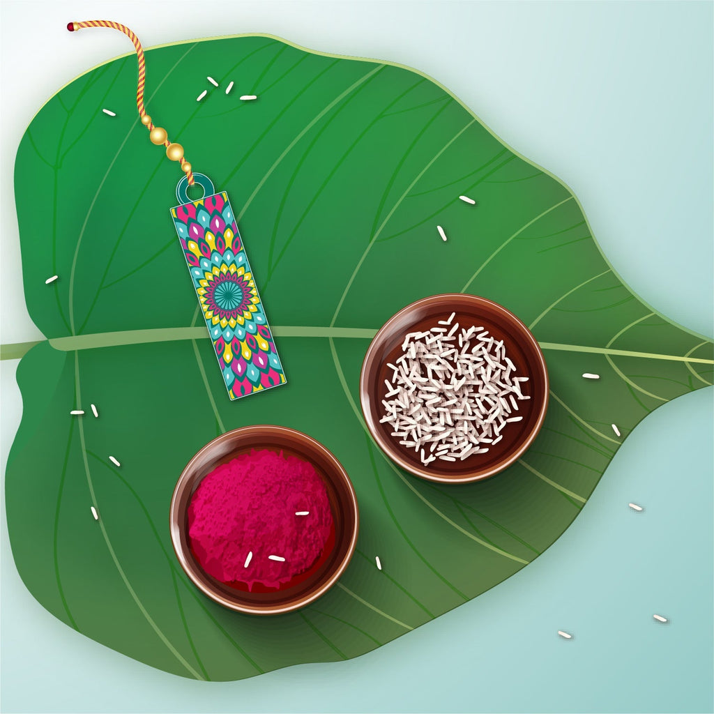 Indianvibez Coffee Wooden Rakhi, Foodie Rakhi for Coffee Lover Brother - Kids Rakhi