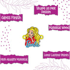 Indianvibez Barbie Wooden Rakhi - Kids Rakhi - Distacart