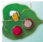 Indianvibez Wooden Beer Rakhi |Food Rakhi for Brother with Swag - Kids Rakhi