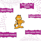 Indianvibez Garfield Wooden Rakhi, Cartoon Rakhi for Brother - Kids Rakhi