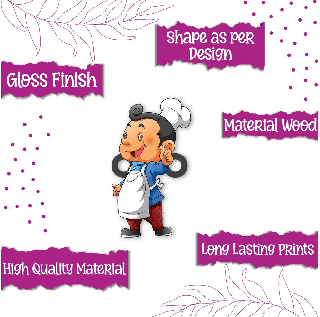 Indianvibez MasterChef Bhai Wooden Rakhi, Rudraksha Rakhi for Brother - Kids Rakhi