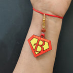 Indianvibez Coffee Wooden Rakhi, Foodie Rakhi for Coffee Lover Brother - Kids Rakhi