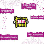 Indianvibez You are my best Friend Wooden Rakhi, Rakhi for Brother India - Kids Rakhi
