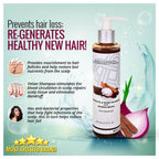 Teal and Terra Onion Oil & Rose Shampoo With Sandalwood
