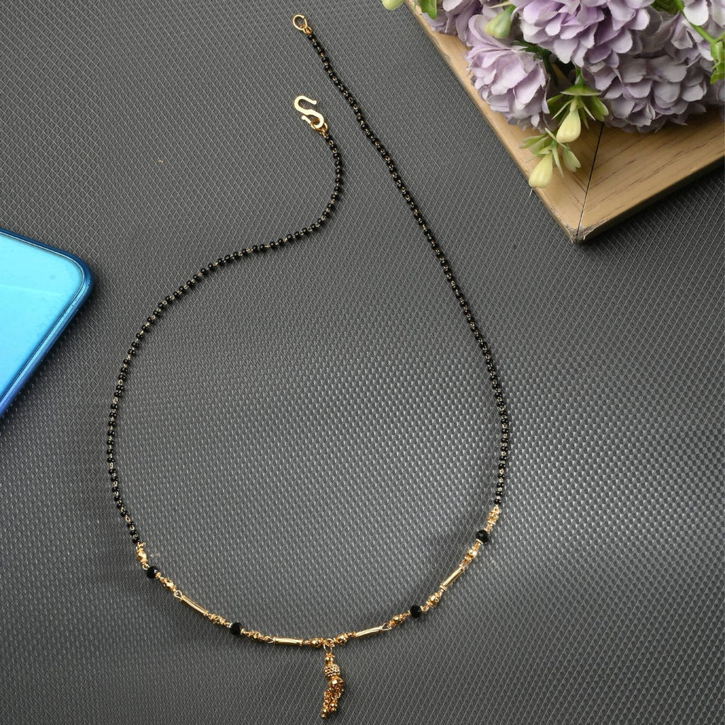 AanyaCentric Gold-plated Mangalsutra & Ring Set - Distacart