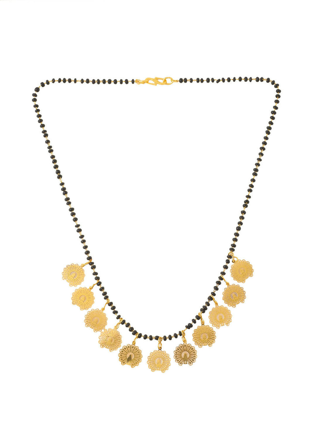 NVR Women Ethnic Gold-Plated Beaded Mangalsutra - Distacart