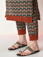 Myshka Women's Multi Printed Kurta With Trousers