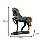 Sowpeace Resin Stallion Showpiece - Distacart