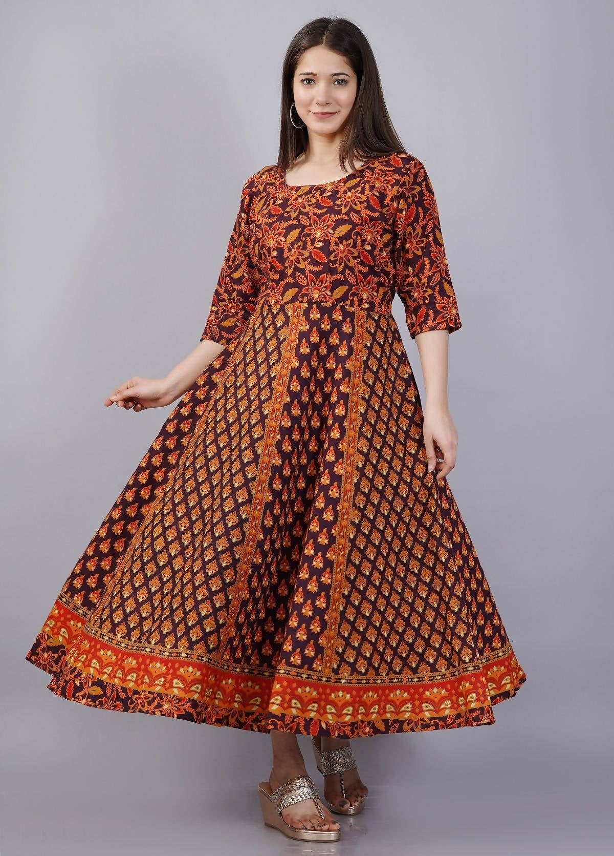Vamika Multicolor Cotton Printed Party/Casual Wear Kurti (GAM28K)