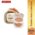 Blue Heaven 2-In-1 Matte + Pearl Compact Powder - Honey