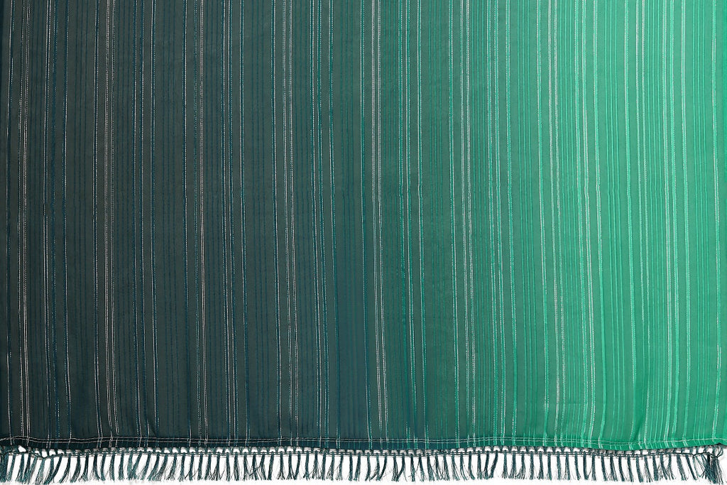 Vamika Georgette Sequence Work Green & Dark Green Bollywood Style Saree - Distacart