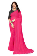 Vamika Georgette Sequence Work Hot Pink Bollywood Style Saree